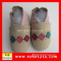 Wholesale products china funny color embroidered cow leather winter baby shoes